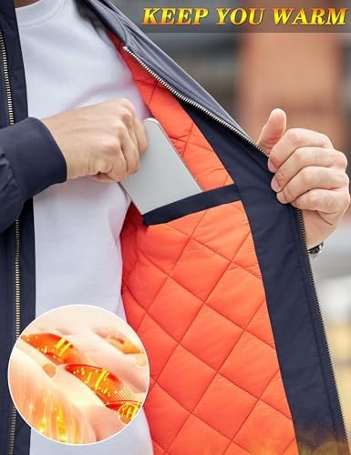 MAGNIVIT Men's Jacket Spring Fall Windbreakers Pilot Bomber Coat Military Jackets at Amazon Men’s Clothing store - Image 6