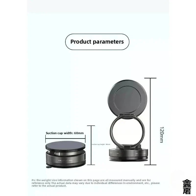 Drivegy™ MagSafe Vacuum Suction Magnetic Phone Mount – Adjustable Swivel Lock Windshield Holder - Image 6